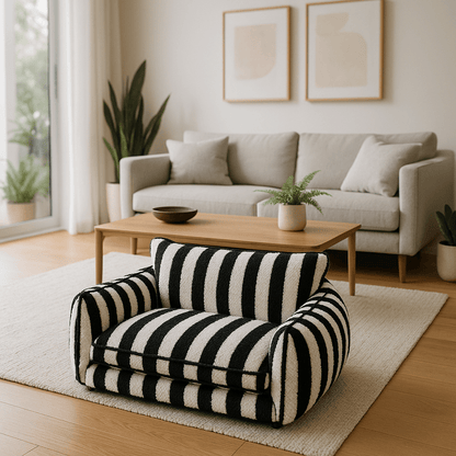 Canapé-chien-orthopédique-lavable-déhoussable antidérapant noir et blanc avec matelas à mémoire de forme avec coussin épais 100% coton haute densité et antidérapant