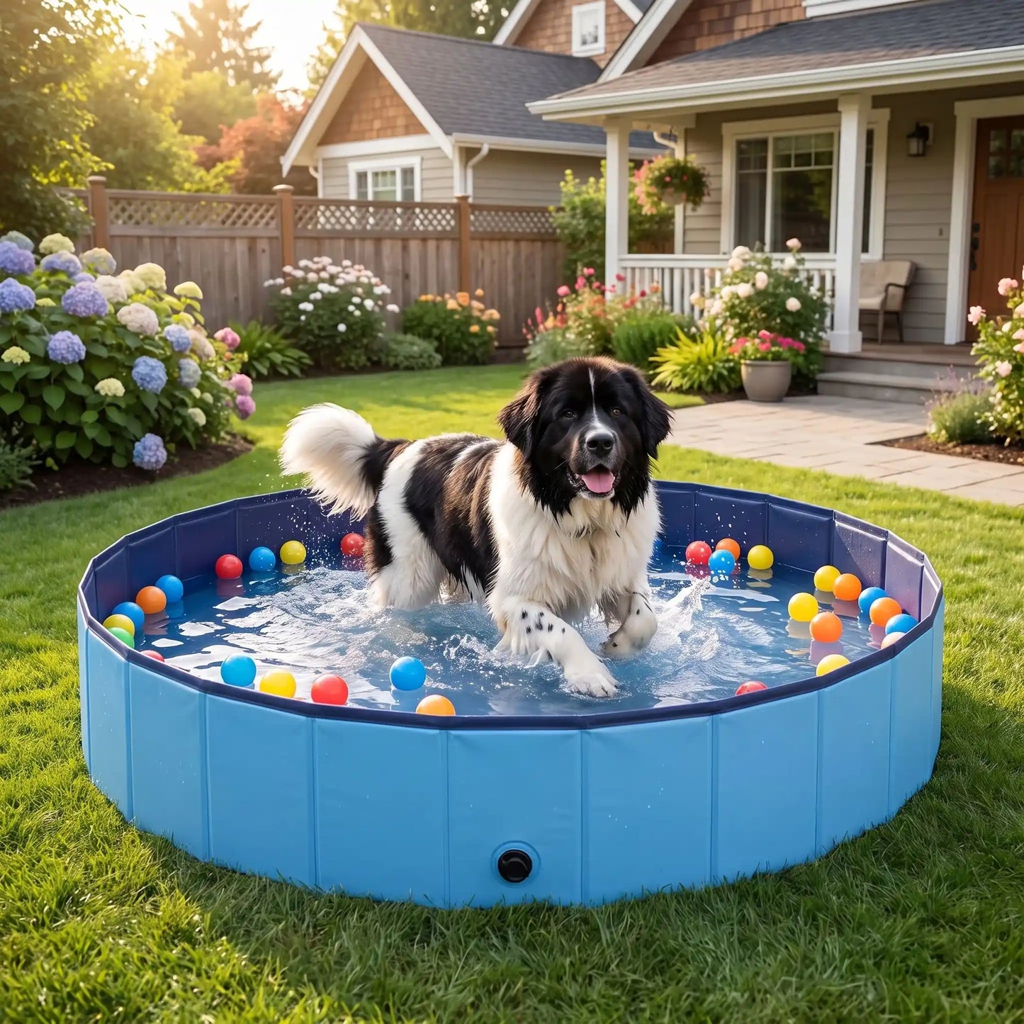 Piscine rigide pour grand chien - XXLToutou™