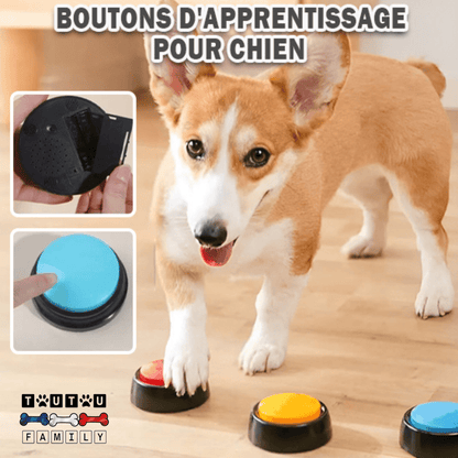 Boutons communication chien - ParleToutou™