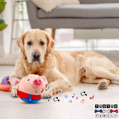 Jouet-interactif-pour-chien-cochon-en-forme-de-balle-avec-une-housse-lavable-en-coton-peluche-rechargeable-avec-son-câble-USB-jouet-d-occupation-anti-ennui-anti-anxiété-de-séparation-anti-stress-dépense-physique-et-mentale-un-chien-avec-son-jouet-interactif-sonore-au-design-cochon