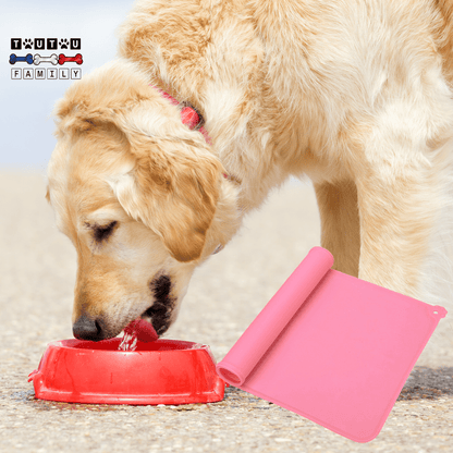 Tapis pour gamelle chien - CleanToutou™